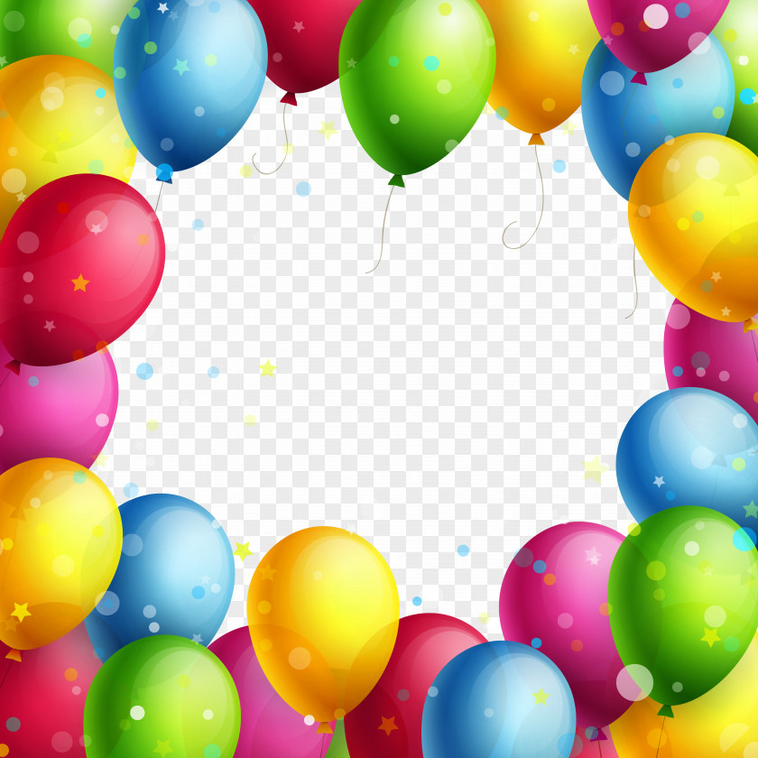 Transparent Balloons Frame Clipart Balloon Picture Clip Art PNG