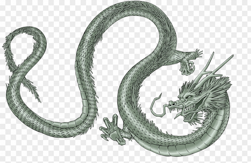 Chinese Dragon Rendering PNG