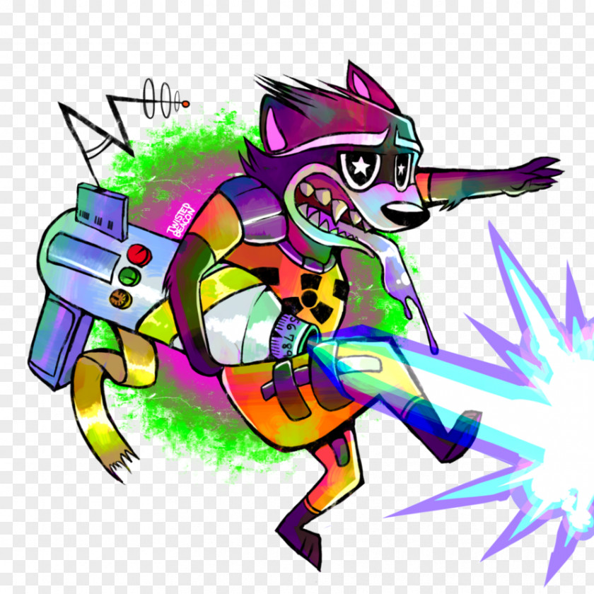 Rocket Raccoon Graphic Design Cartoon PNG