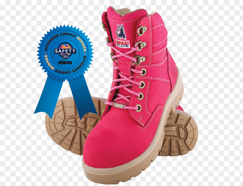 Boot Steel-toe Steel Blue Zipper PNG