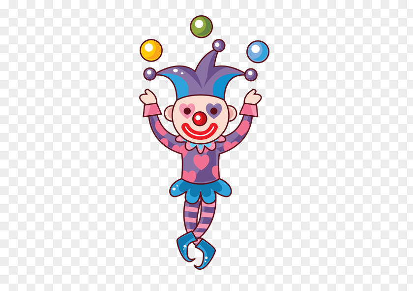 Cartoon Clown Circus Clip Art PNG