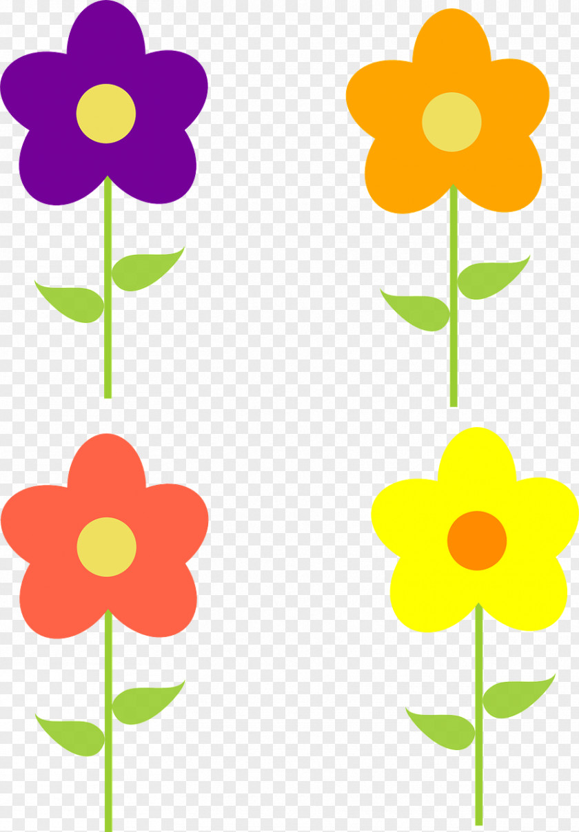 Cartoon Flowers Flower Clip Art PNG