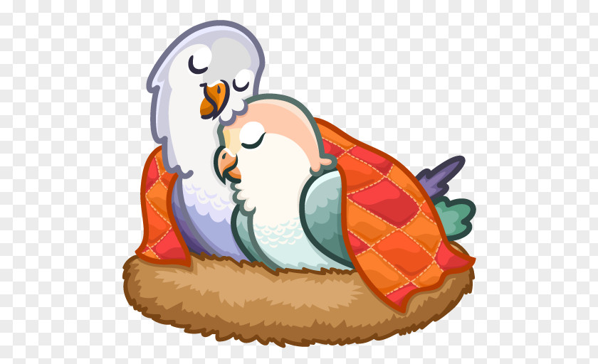 Blackwinged Lovebird Sticker VK Telegram Clip Art PNG