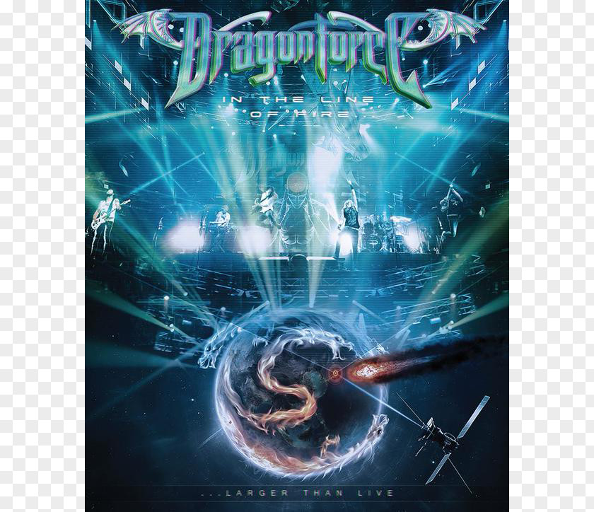 Dvd DragonForce In The Line Of Fire (Live) Power Metal Heavy DVD PNG