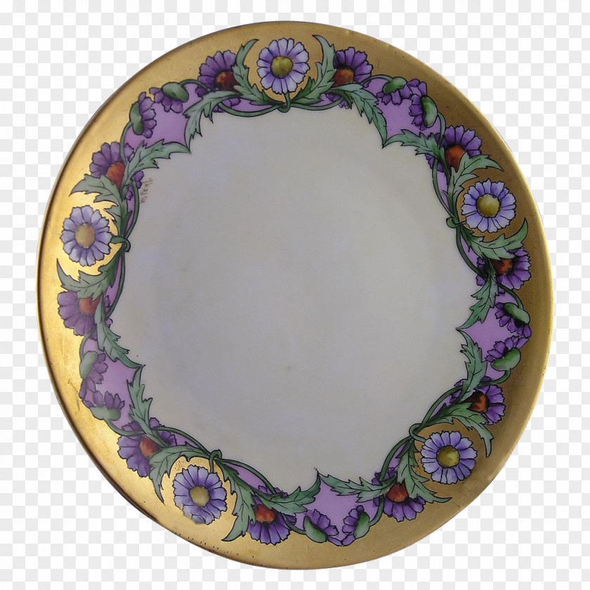 Purple Oval PNG