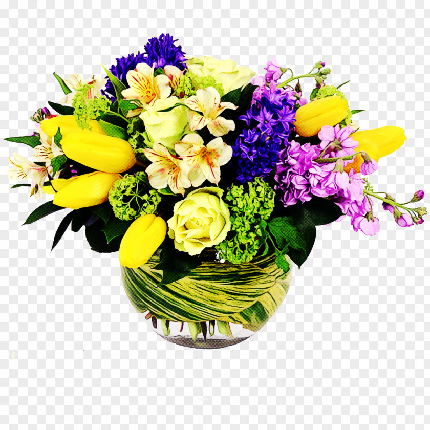 Yellow Flowerpot Flower Bouquet Cut Flowers Floristry Plant PNG