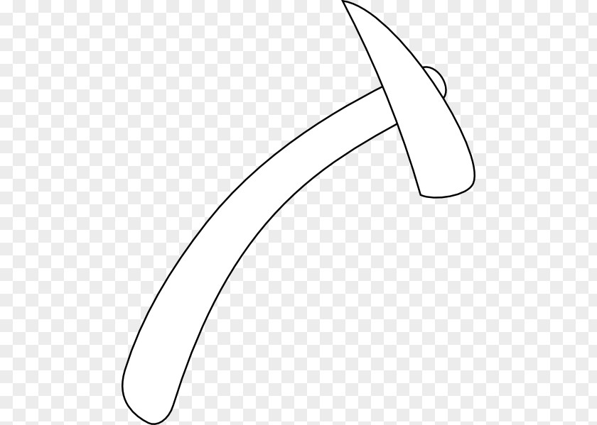 Axe Outline Clip Art Pickaxe Tool Image PNG