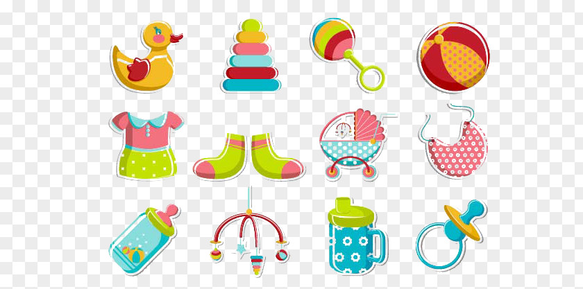 Baby Toys Infant Toy Pacifier Illustration PNG