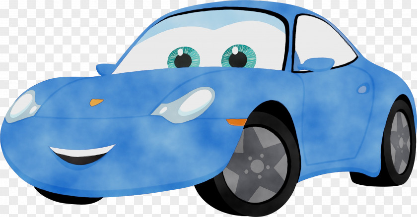 Blue Vehicle Door Cartoon Car PNG