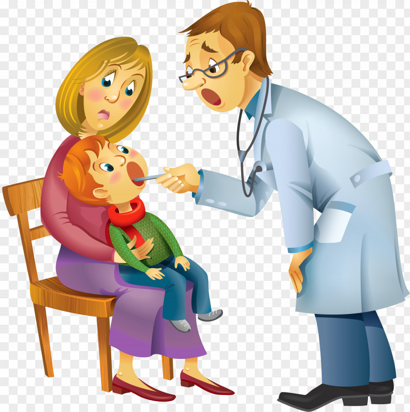 Cartoon Doctor Health Care Child Physician Medicine Clip Art PNG