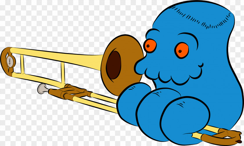 Musical Instrument Brass Trumpet Cartoon PNG