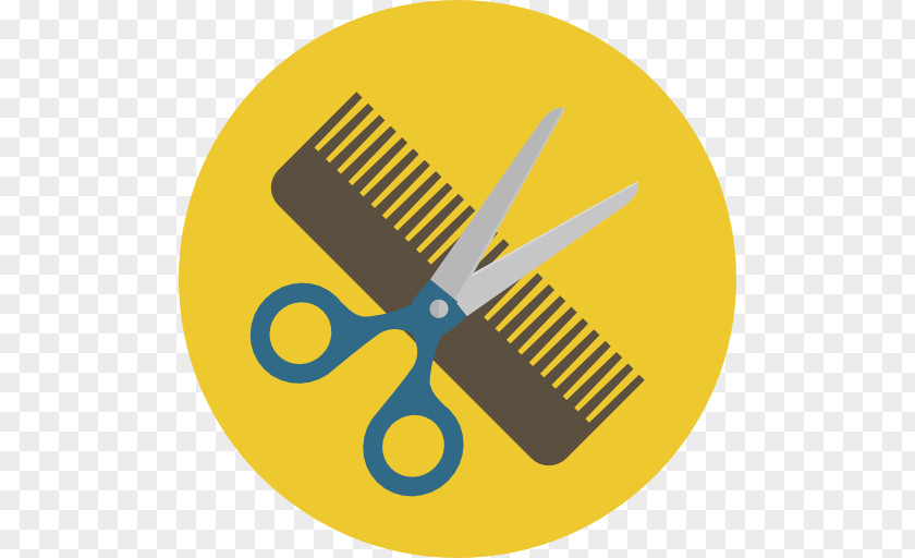 Scissors And Comb Hair Clipper Beauty Parlour Hairdresser Icon PNG