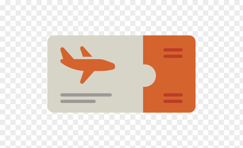 Ticket Flight Airline Airplane Travel PNG