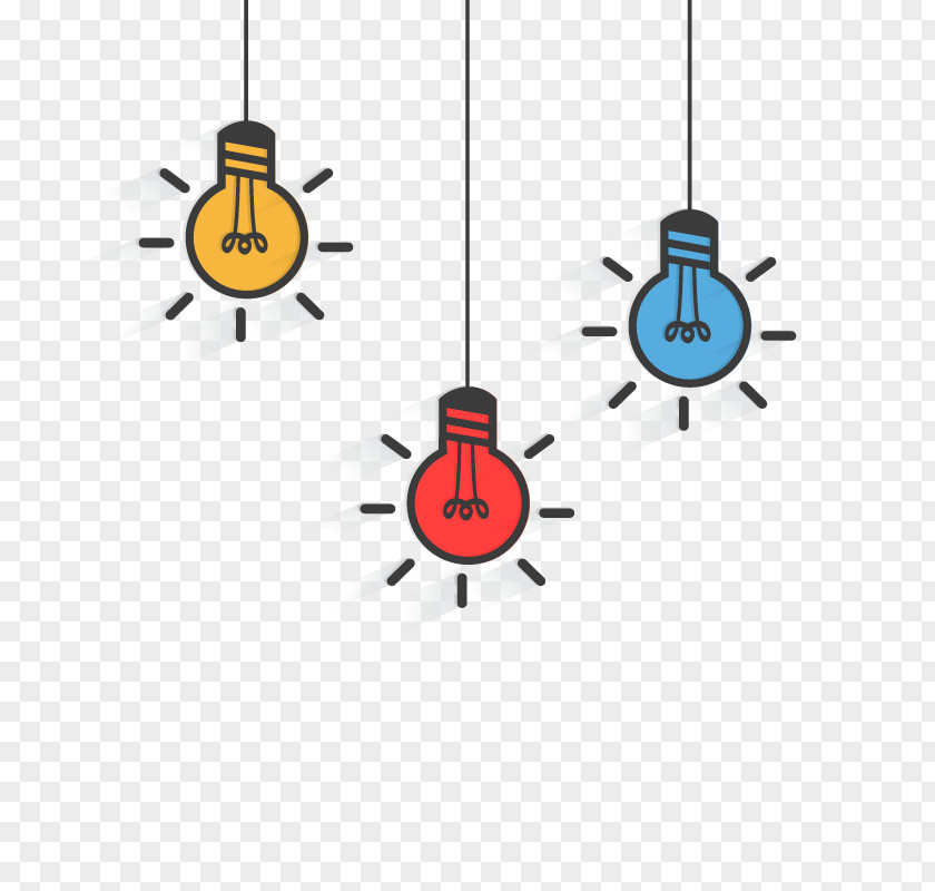 Vector Bulb Creativity Thought Illustration PNG