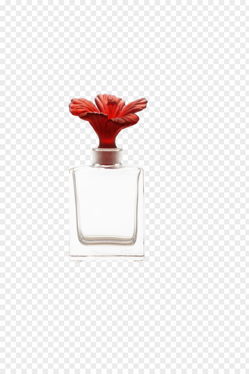 Monstera Perfume Daum Flacon Vase Glass Art PNG