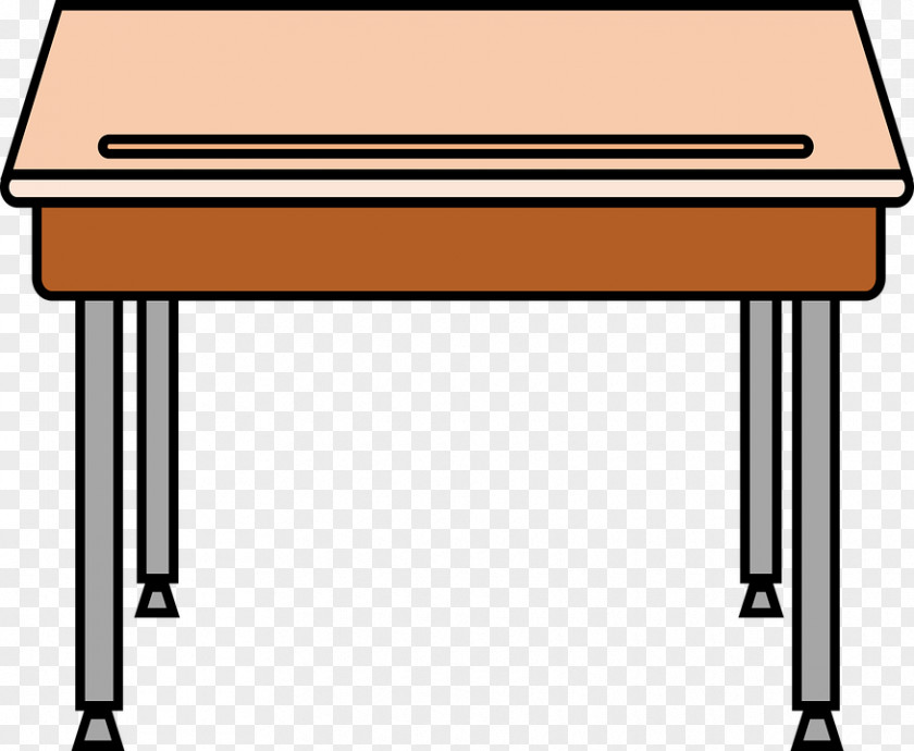 School Ground Table Clip Art Desk Openclipart Vector Graphics PNG
