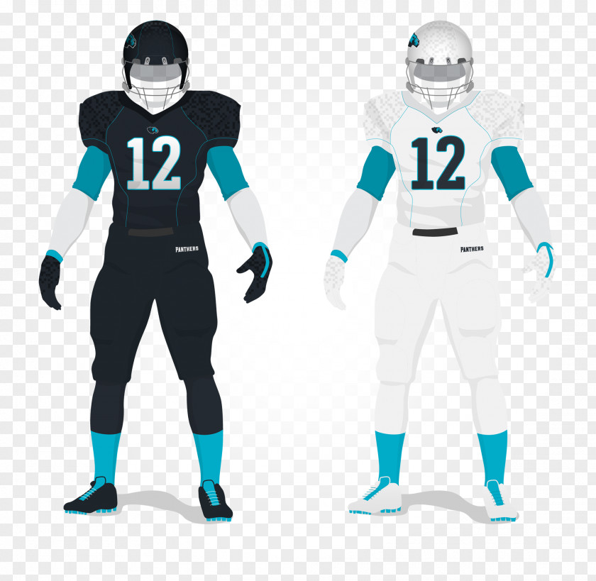 Team Uniform Carolina Panthers American Football Protective Gear Logo PNG
