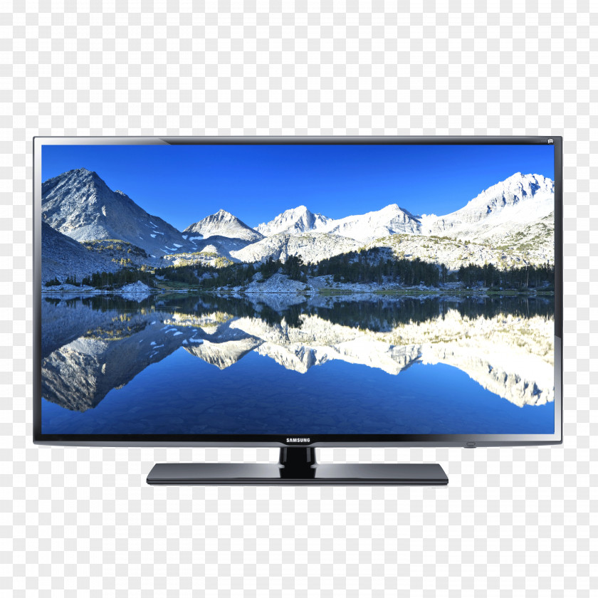 Tv Wall LED-backlit LCD Samsung High-definition Television Smart TV PNG