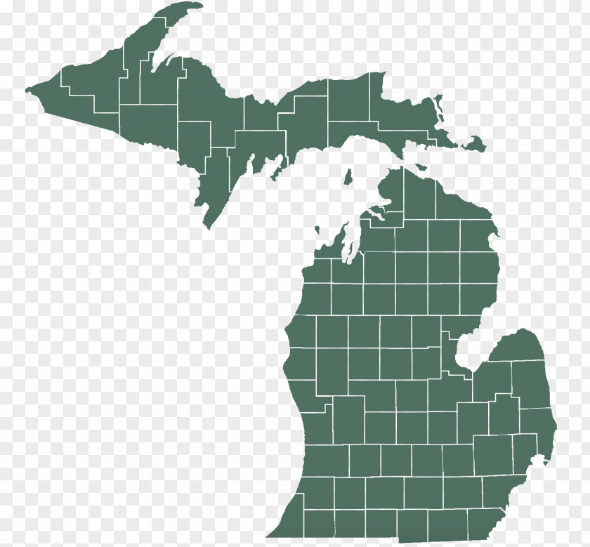 United States Presidential Election In Michigan, 2012 Map PNG