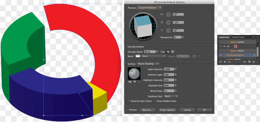 Adobe Illustrator Pie Chart Three-dimensional Space Diagram Percentage PNG