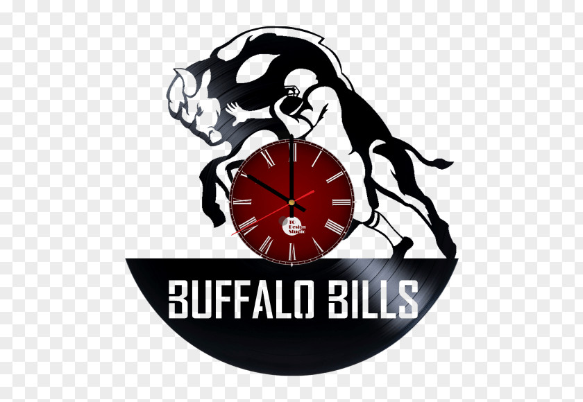 Buffalo's Cafe Logo Character Brand Clock Font PNG