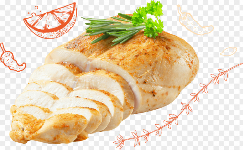 Pizza Roast Chicken As Food Meat PNG