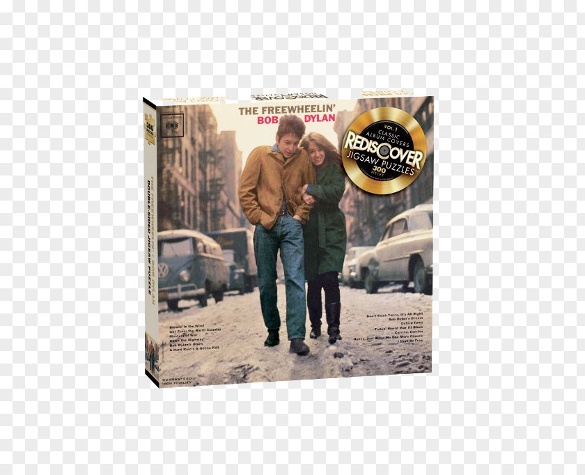 Bob Dylan The Freewheelin' Phonograph Record LP Album PNG
