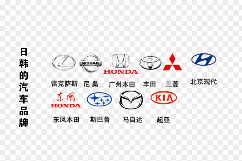 Japanese And Korean Car Brand Logo Toyota FAW Group PNG