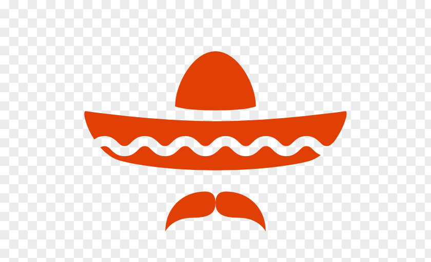 Mexican Black & White Sombrero Clip Art PNG