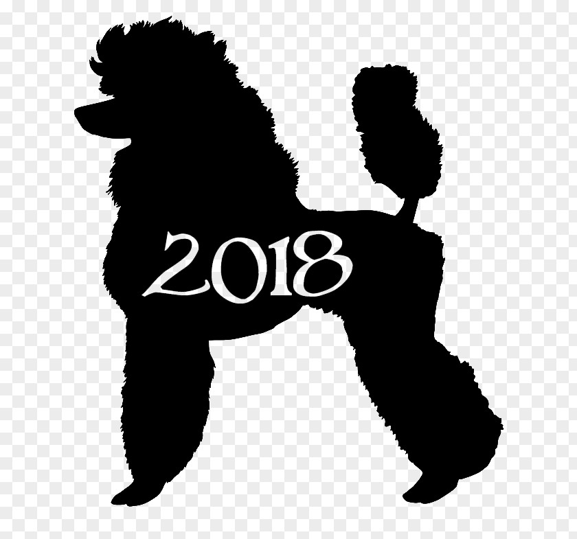 Poodle Dog Breed Standard Silhouette Clip Art Vector Graphics PNG
