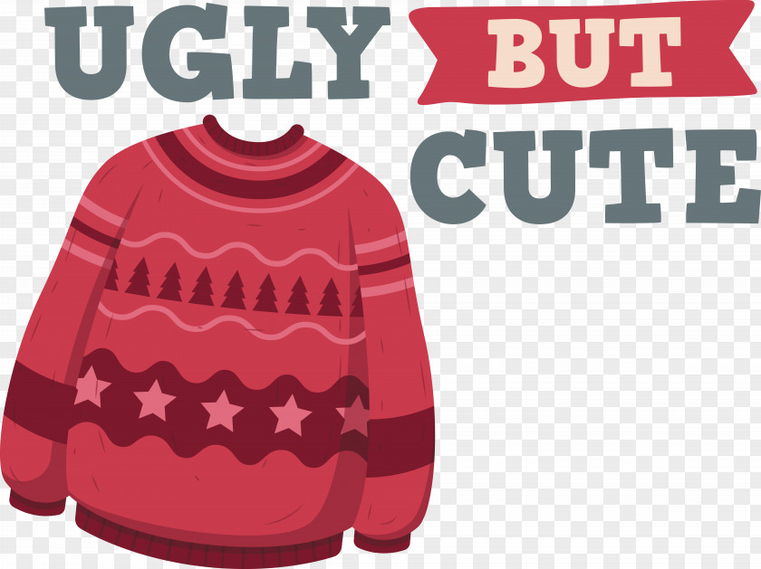 Ugly Sweater Cute Sweater Ugly Sweater Party Winter Christmas PNG