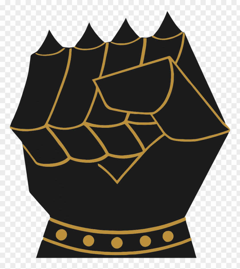 Gauntlet Clipart Fist Raised Vector Graphics PNG
