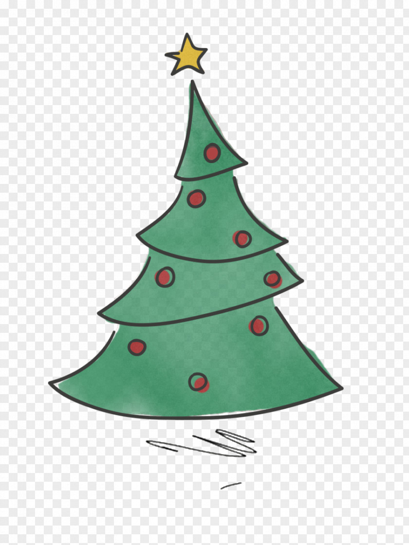 Green Christmas Tree Ornament Spruce Day Fir PNG
