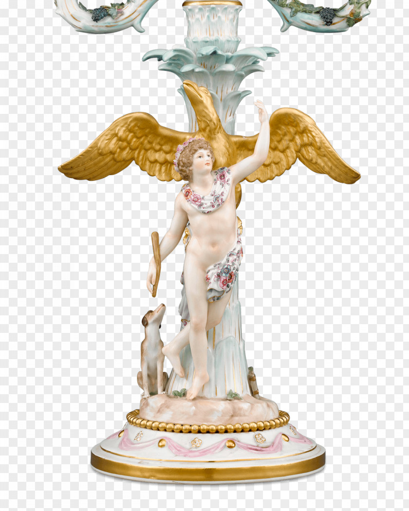 Meissen Porcelain Candelabra Candlestick PNG