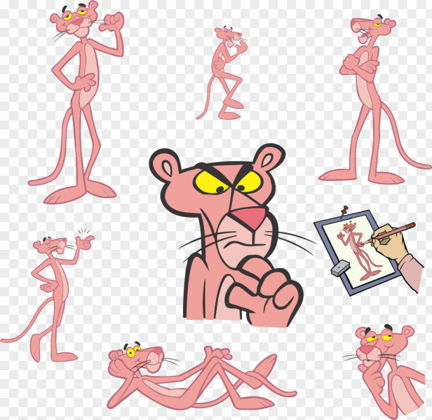 Sequence Vector Cartoon The Pink Panther Inspector Clouseau PNG