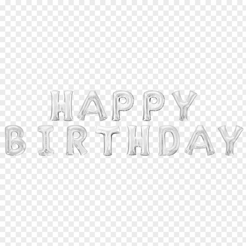 Birthday Happy To You Garland Toy Balloon Font PNG