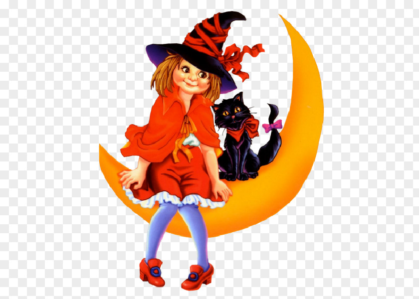 Cartoon Halloween Betty Boop Witch Clip Art PNG
