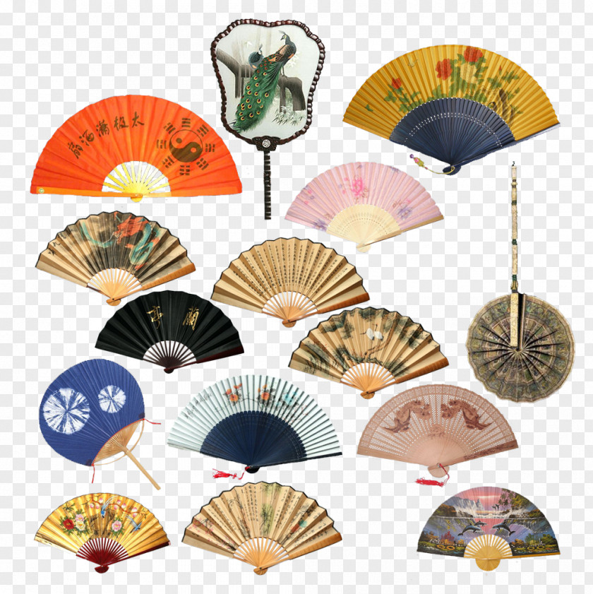 Chinese Fan Sub-collection China Paper Hand PNG
