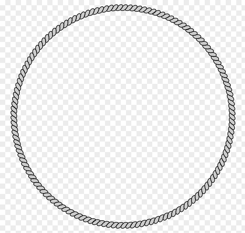 Free Rope Border Circle Clip Art PNG