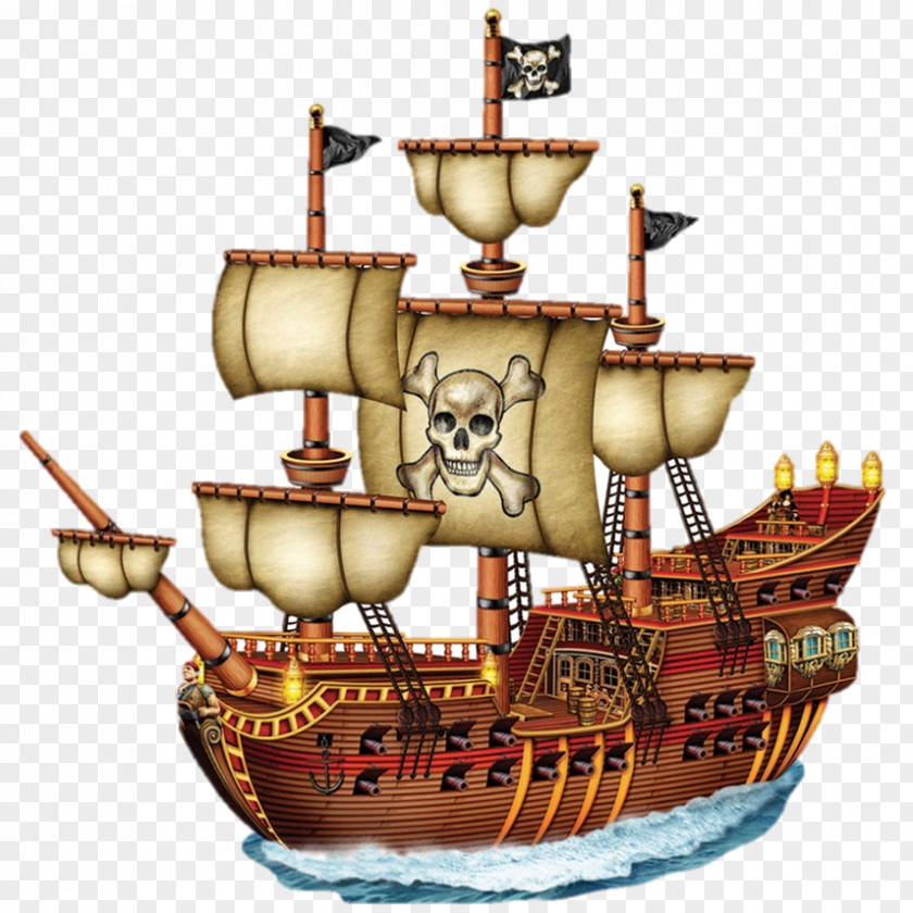 Ship Piracy Party Clip Art PNG