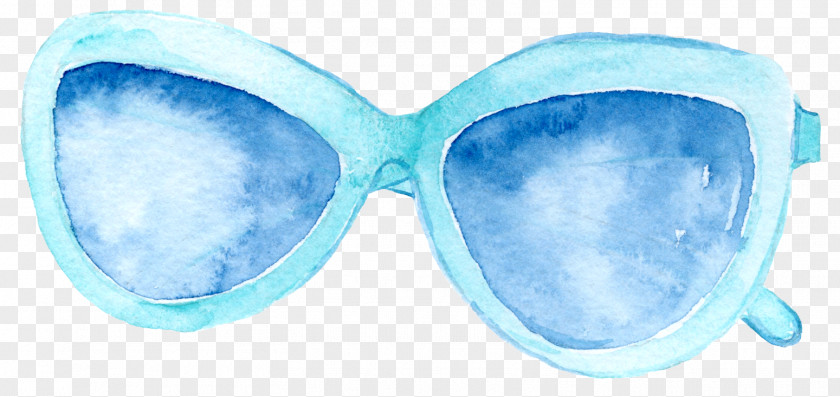 Sunglasses Goggles Blue PNG