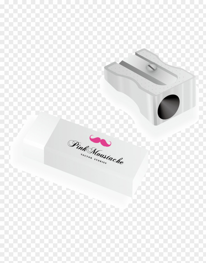 Vector Eraser Pencil Sharpener PNG