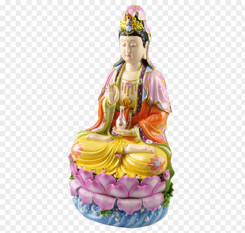Ceramic Goddess Of Mercy Guan Yin The South Sea Sanya Guanyin Chinese Ceramics PNG