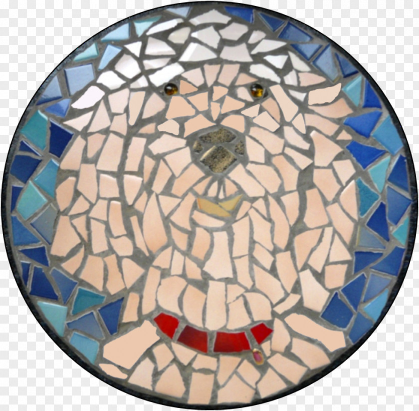 Commemorative Plaque Window Mosaic Animal Pattern PNG
