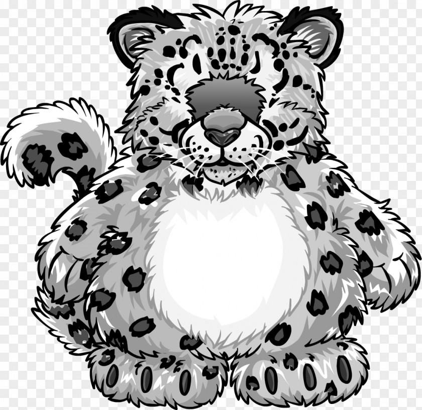 Leopard Print Snow African Wild Dog Club Penguin Felidae PNG