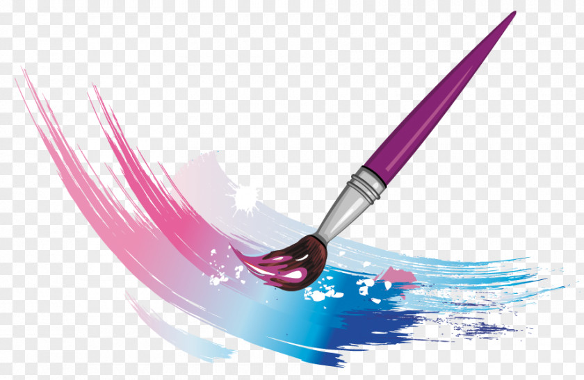 Painted Cat Paintbrush Watercolor Painting PNG
