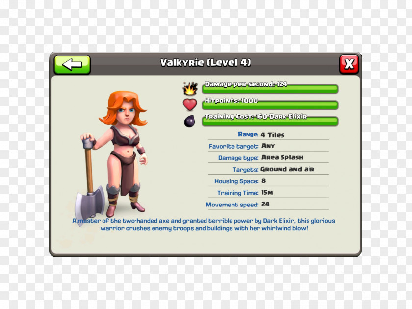 Valkyrie Clash Of Clans Royale Goblin Valkyria Chronicles 4 PNG