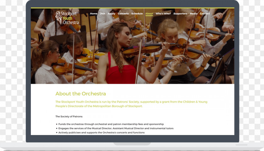 Youth Curriculum John Robinson Design Stockport Orchestra Logo Website Graphic Designer PNG