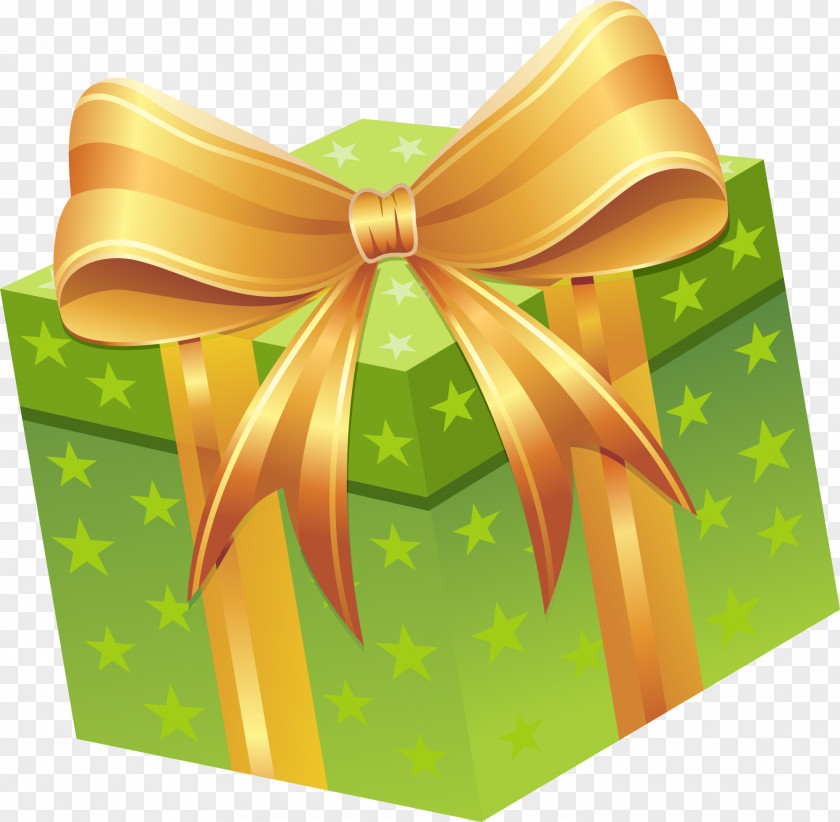 Blue Star Gift Box Clip Art PNG