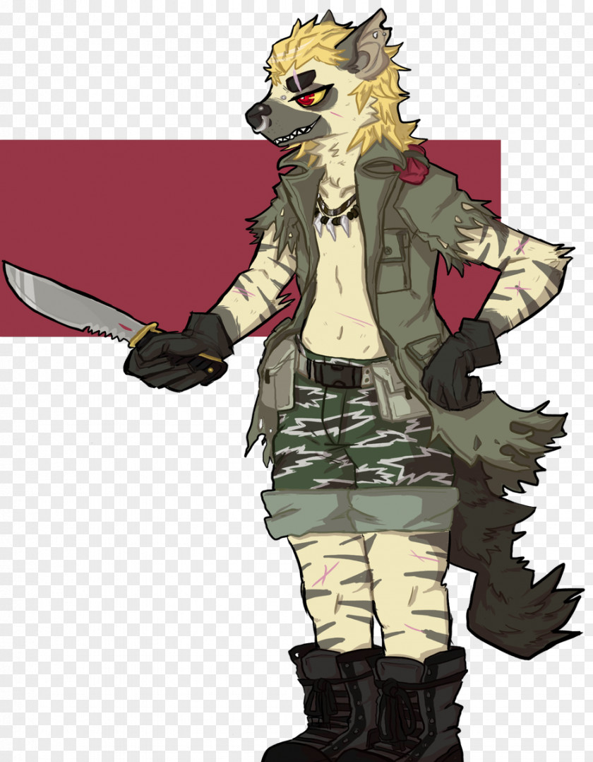 Hyena Cartoon Costume Design Character PNG